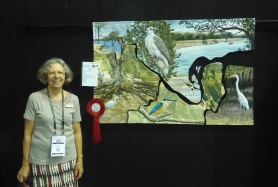 With my QQS show Pictorial Open entry " Tinchi Tamba/Pine Rivers with it's 2nd prize ribbon